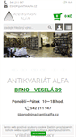 Mobile Screenshot of antikalfa.cz